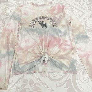 Girls Abercrombie Kids Tie Dye Front Knot size 9/10